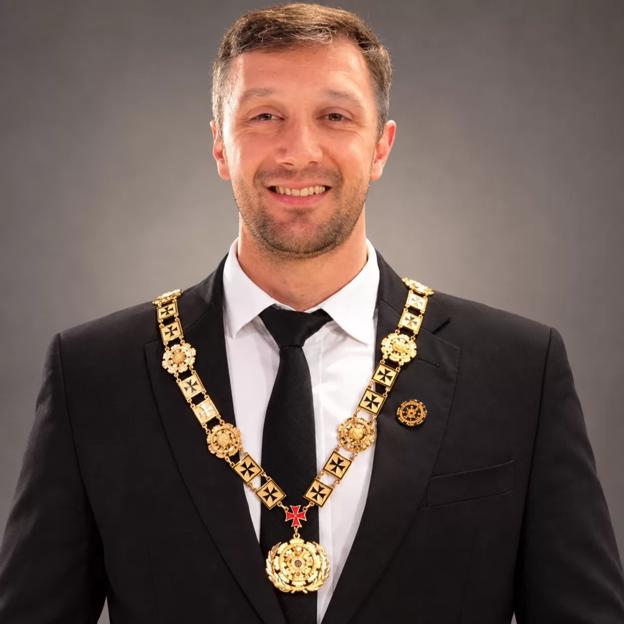 Retrato do Grande Mestre Nacional do SCODB, gestão 2018.