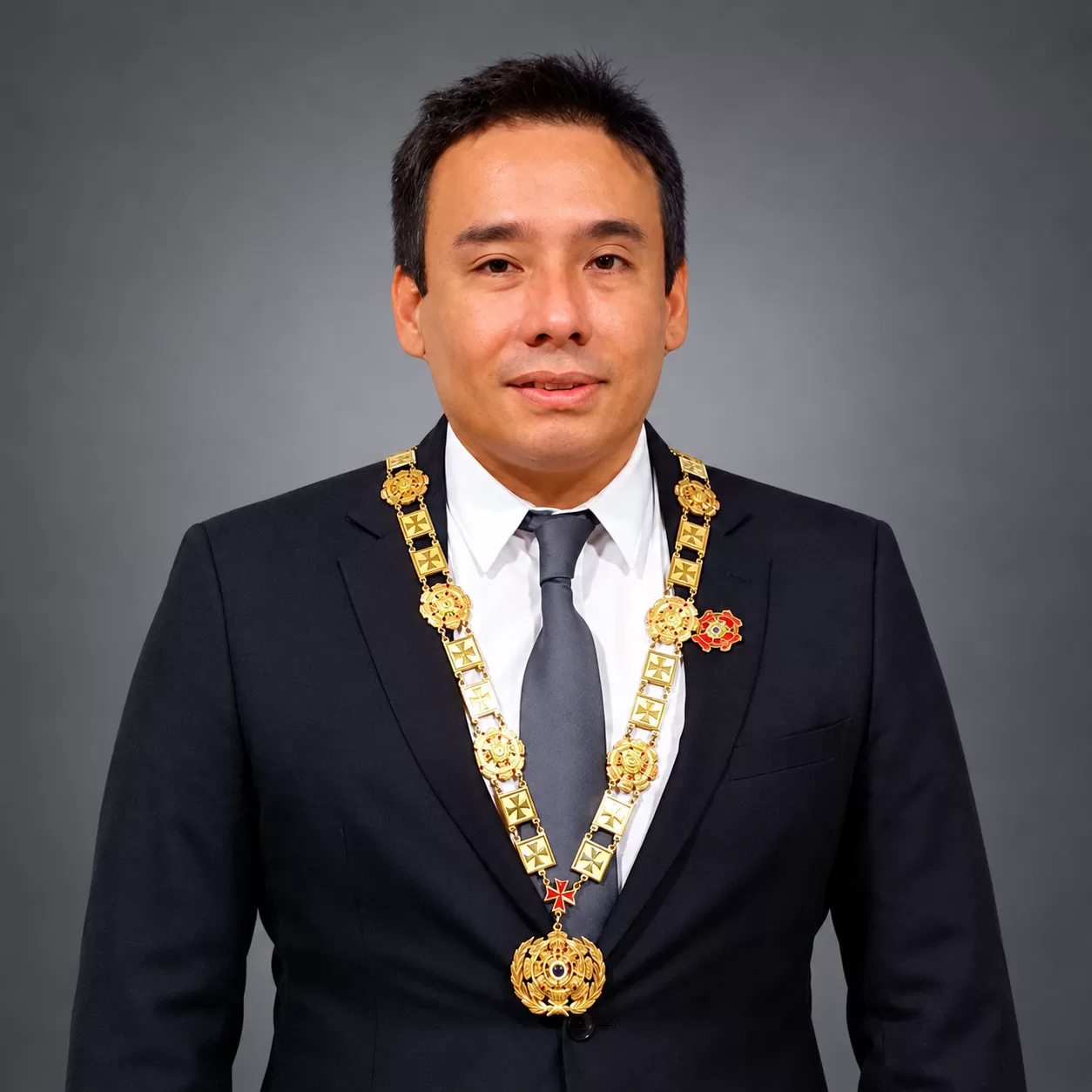 Retrato do Grande Mestre Nacional do SCODB, gestão 2019.