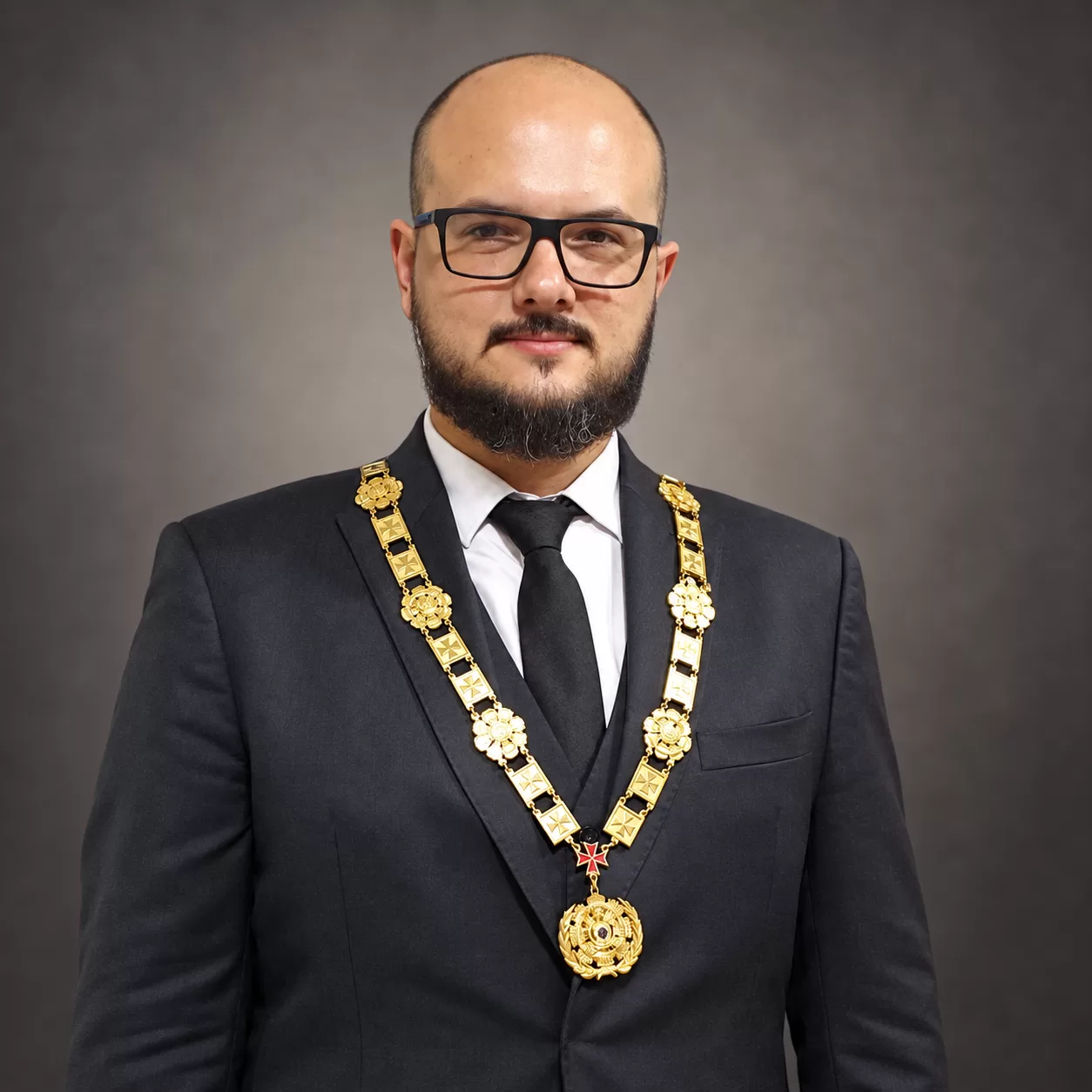 Retrato do Grande Mestre Nacional do SCODB, gestão 2019.