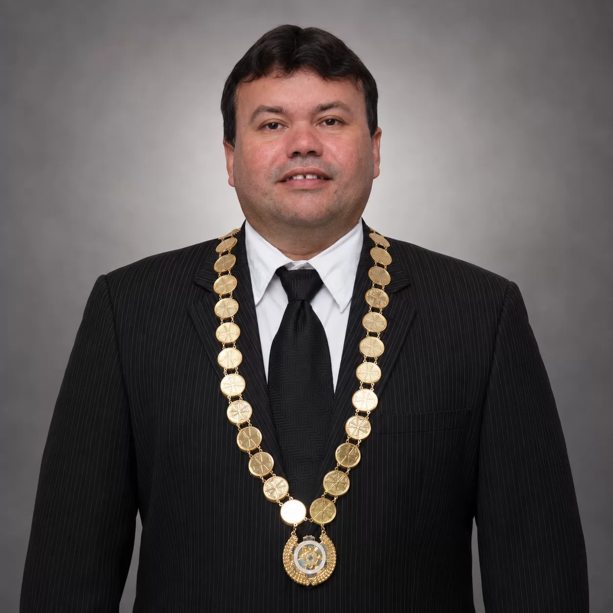 Retrato do Grande Mestre Nacional do SCODRFB, gestão 2019-2020.