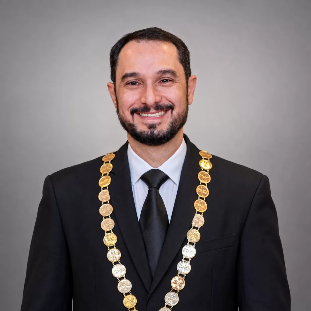 Retrato do Grande Mestre Nacional do SCDB, gestão 2023-2025.
